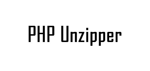 PHP Unzipper