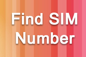 Findout SIM number