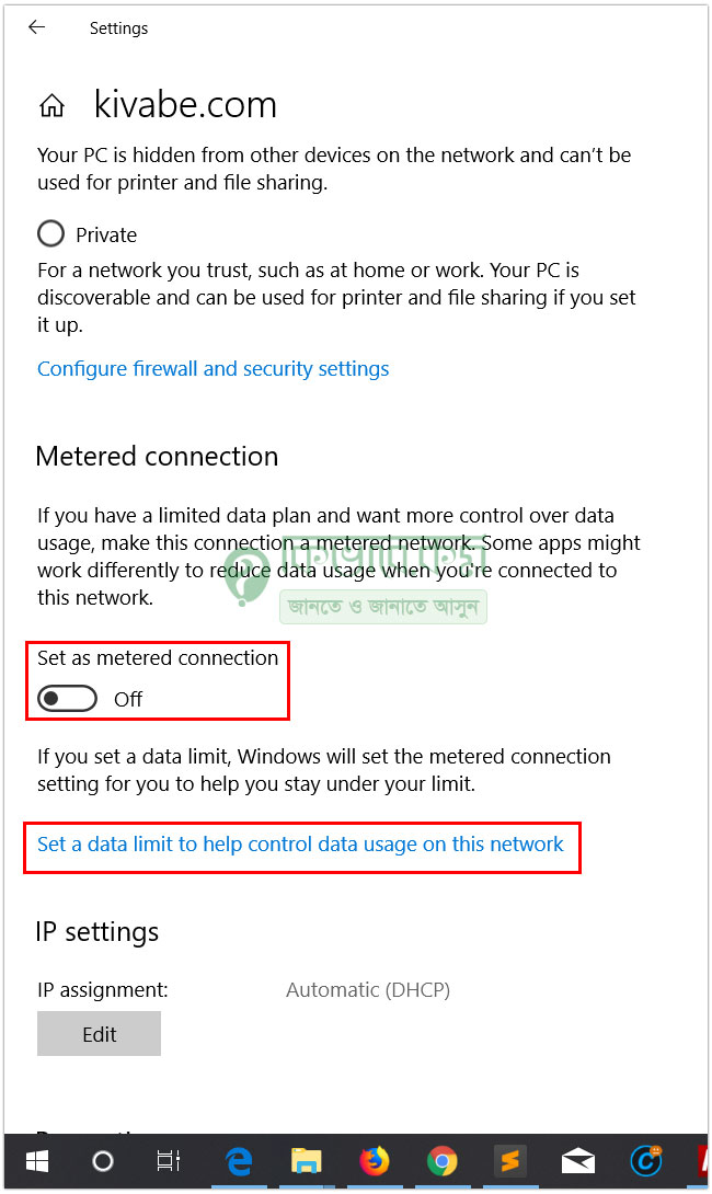 set a data limit to control data usage