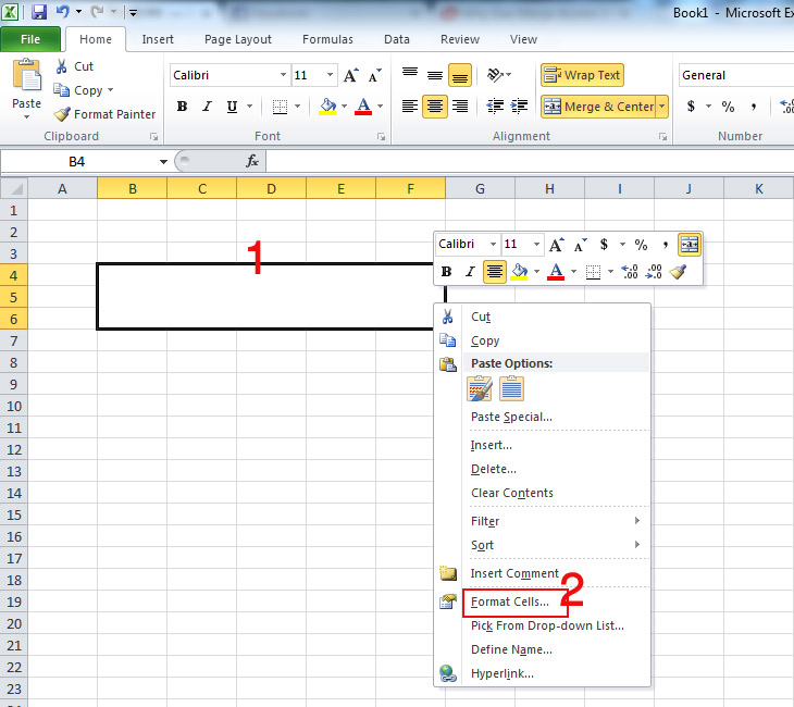 Other Option for Unmerge in Excel