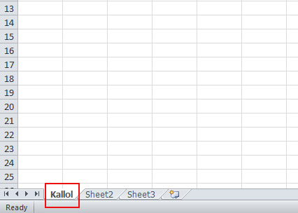 Sheet Rename in Excel 3