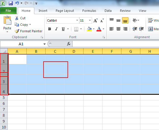 Use of Many Cell Height in ms excel