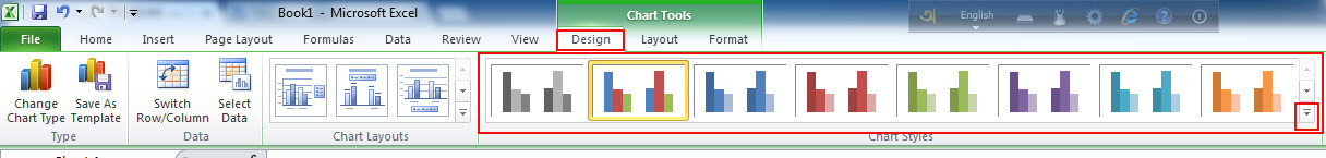 Many Other Style of Chart Design in Excel