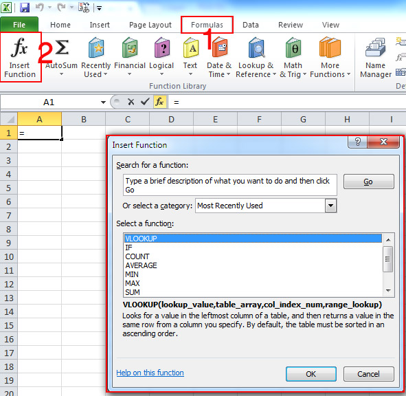 How to Learn Your Self Use of Function in MS Excel 