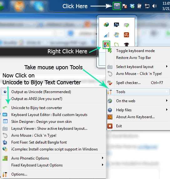How to Open Unicode to Bijoy Text Converter