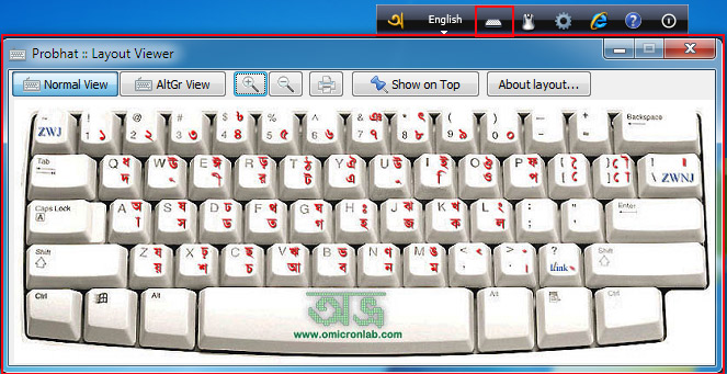 Use of Probhat Keyboard Layout for Bangla Writing