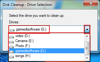 How to Select Drive for Desk Cleanup