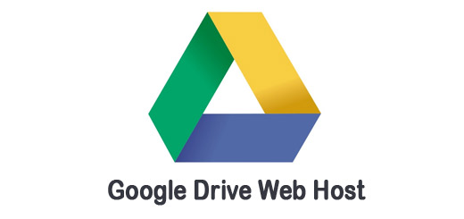 google drive web host