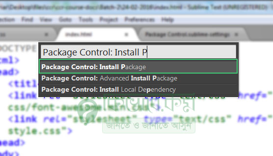 Install Packages