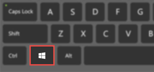 windows key on keyboard