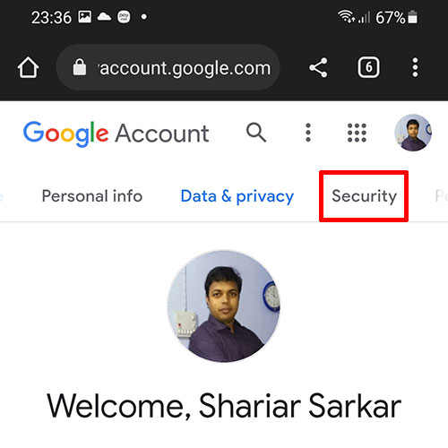 Security of Google Account 