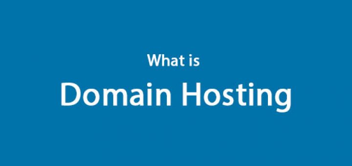 What is domain hosting