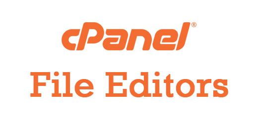 cPanel file editors