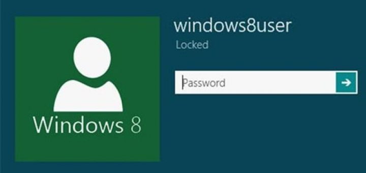 windows 8 user password