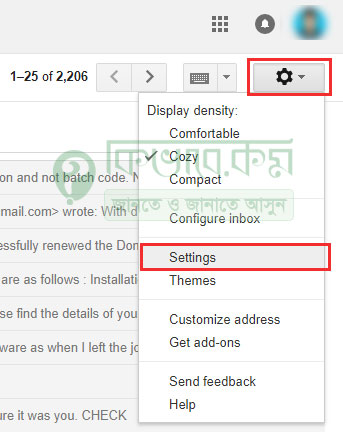 Gmail Settings