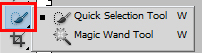 quick selection tool