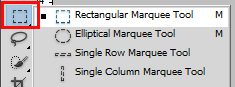 rectangular marquee tool