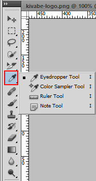 select eyedropper tool