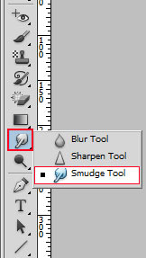 Select Smudge Tool