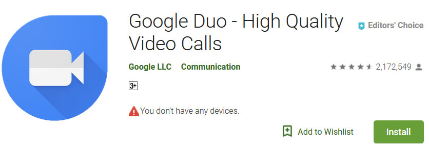 High quality video calling app