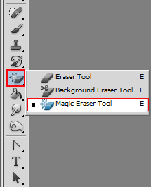 Select Magic Eraser Tool