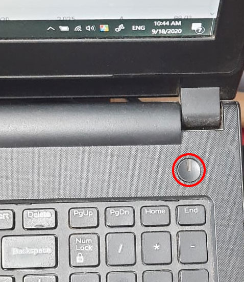 Laptop Power Button