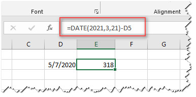 Using Date function