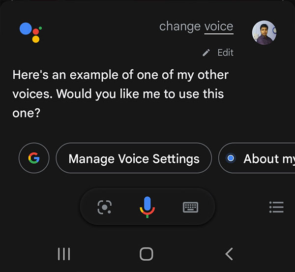 Change Voice of Google Assistant