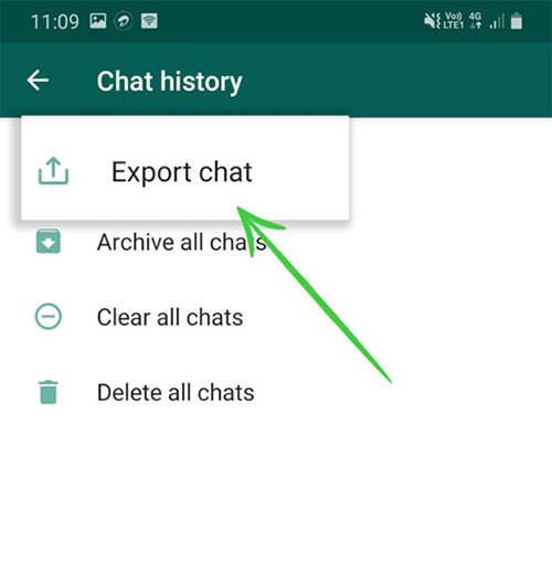 export WhatsApp chat