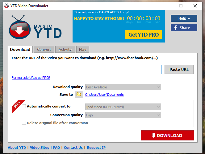 YTD video downloader