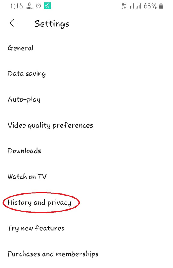 History and Privacy