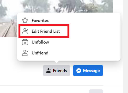 edit friend list in browser