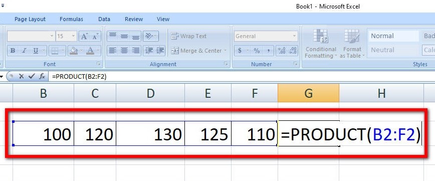 Excel এ Product Key ব্যবহার করে গুণফল বের করা